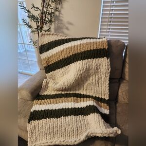 Custom Hand Knit Blanket